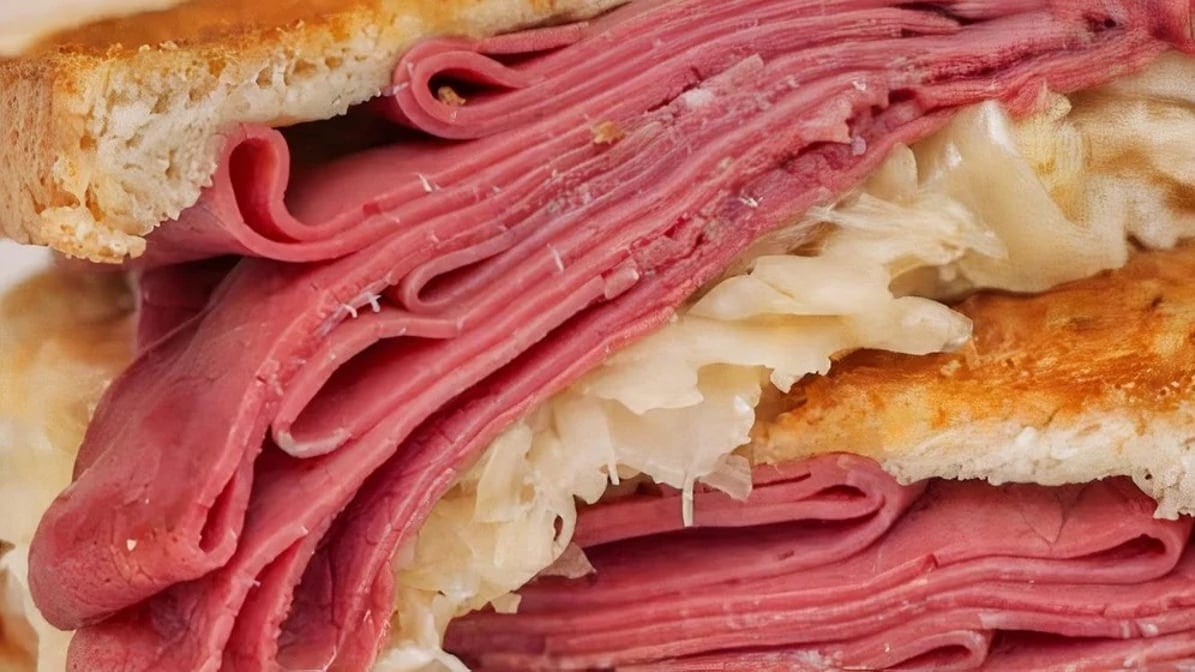 Grilled Reuben.